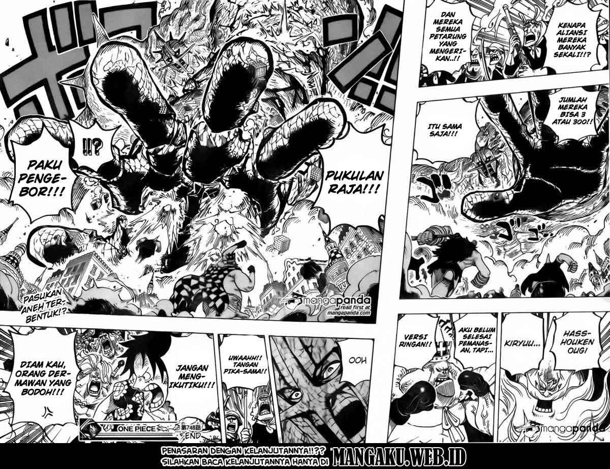 One Piece Chapter 748 Gambar 16