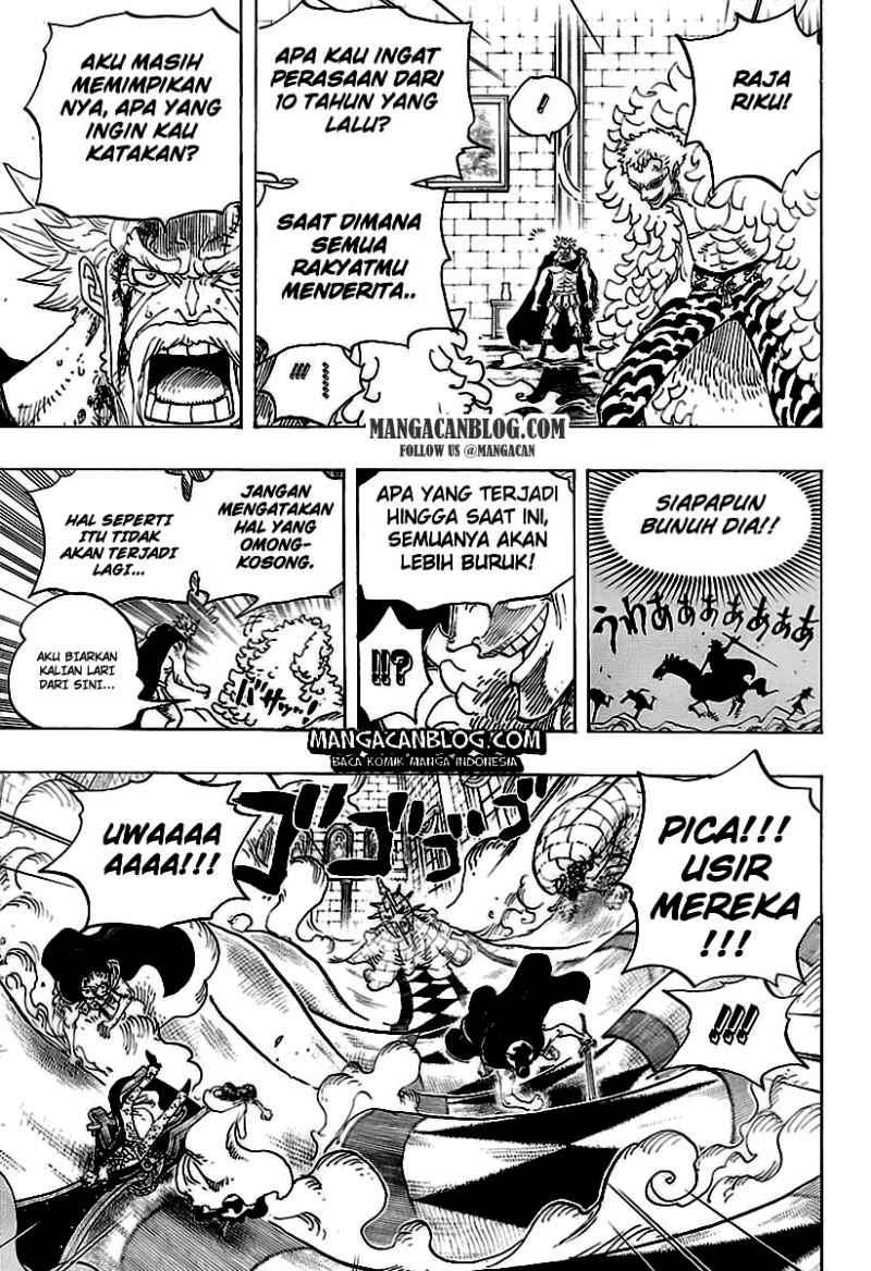 One Piece Chapter 745 Gambar 11