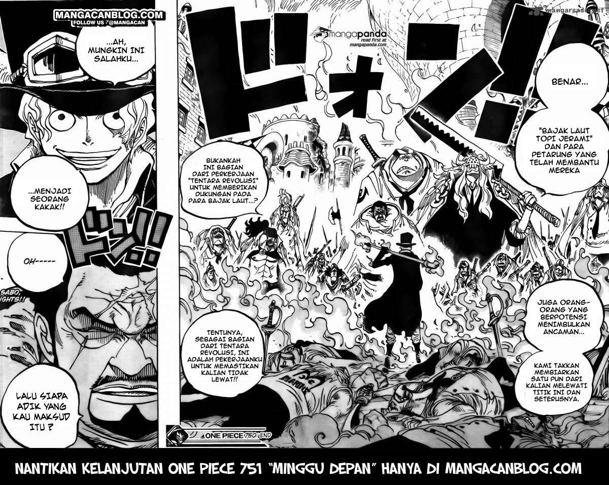 One Piece Chapter 750 Gambar 17