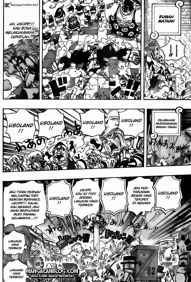 One Piece Chapter 742 Gambar 19
