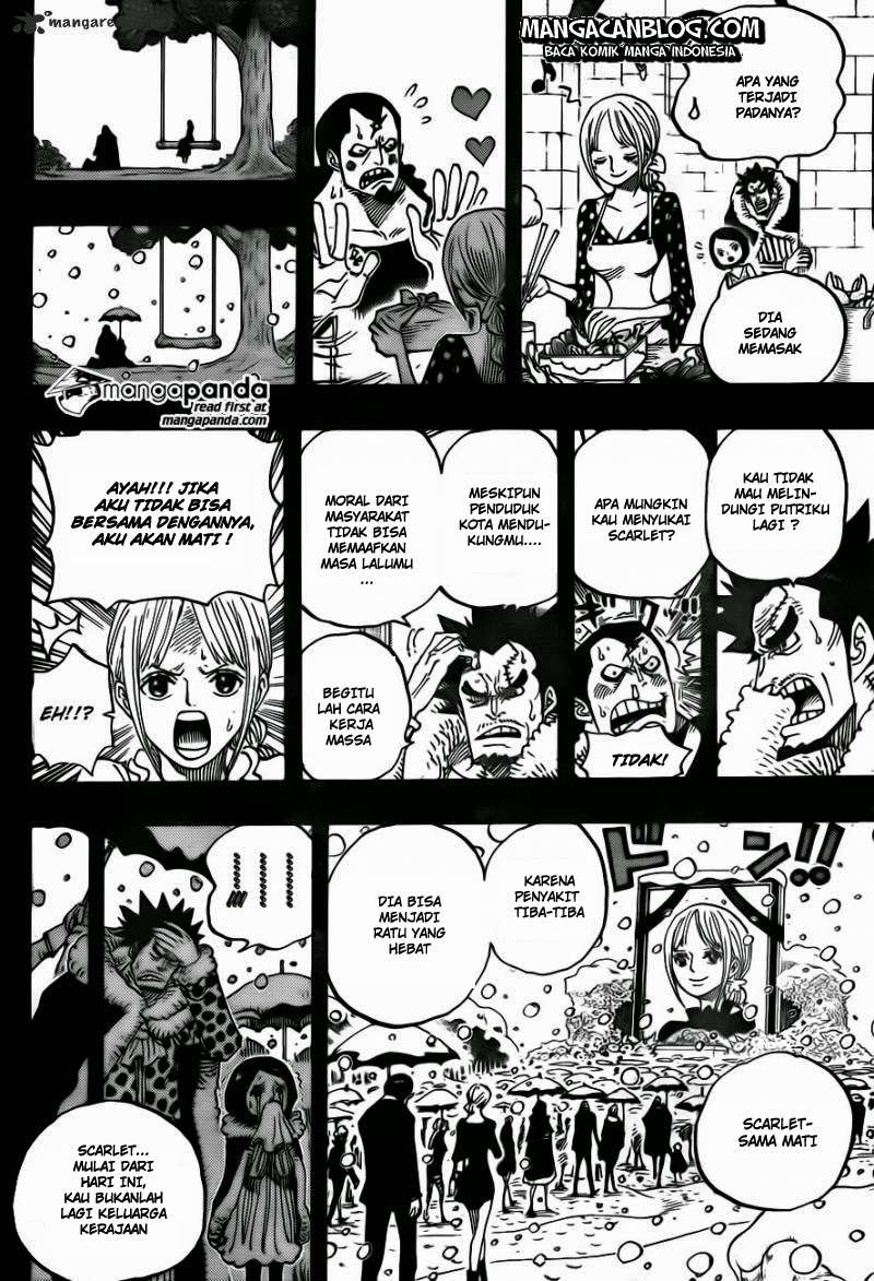 One Piece Chapter 742 Gambar 9