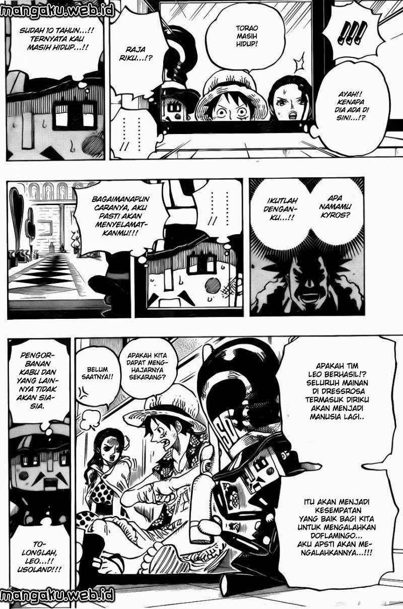 One Piece Chapter 740 Gambar 19