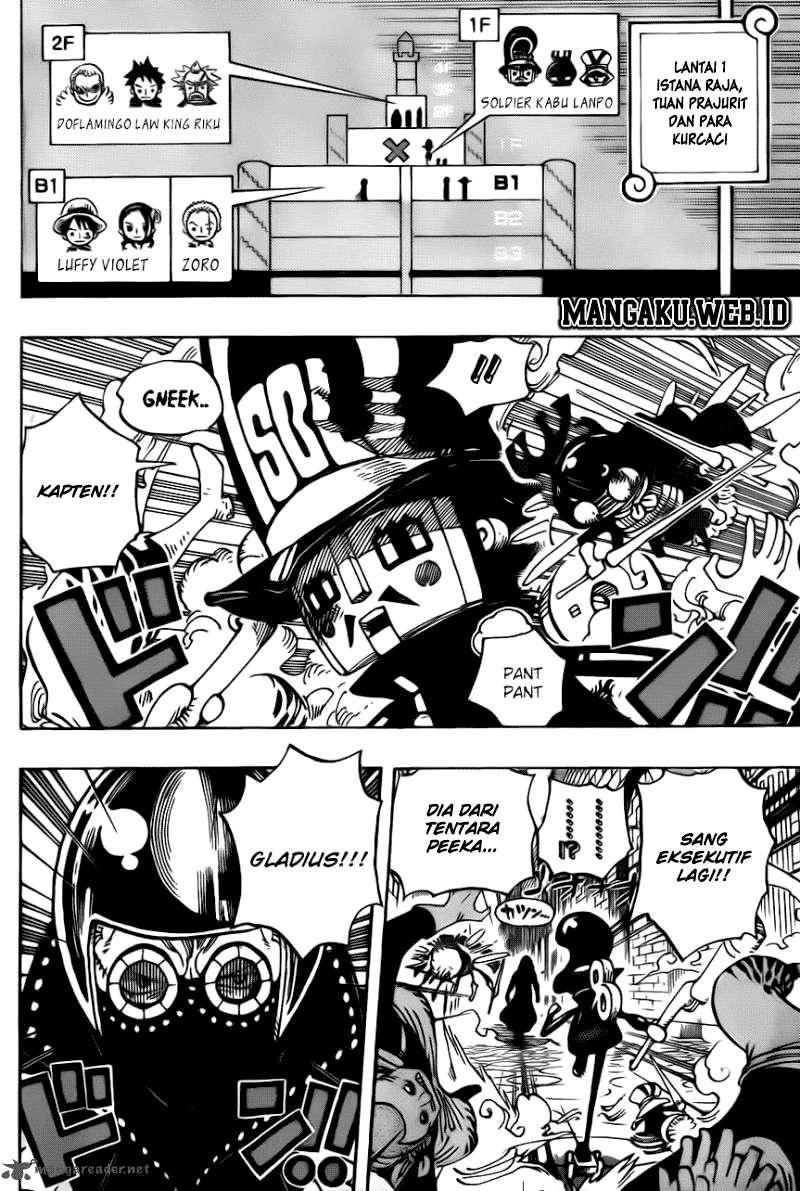 One Piece Chapter 740 Gambar 7
