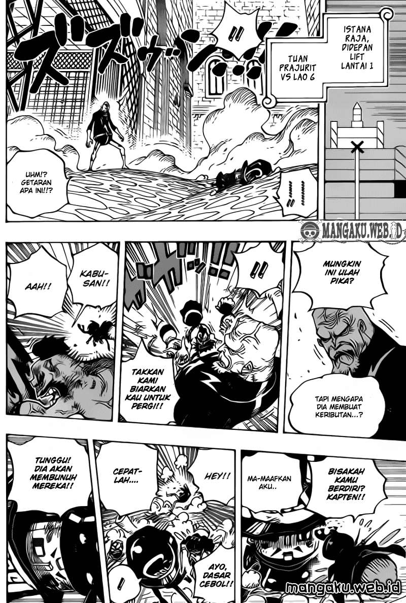 One Piece Chapter 739 Gambar 17
