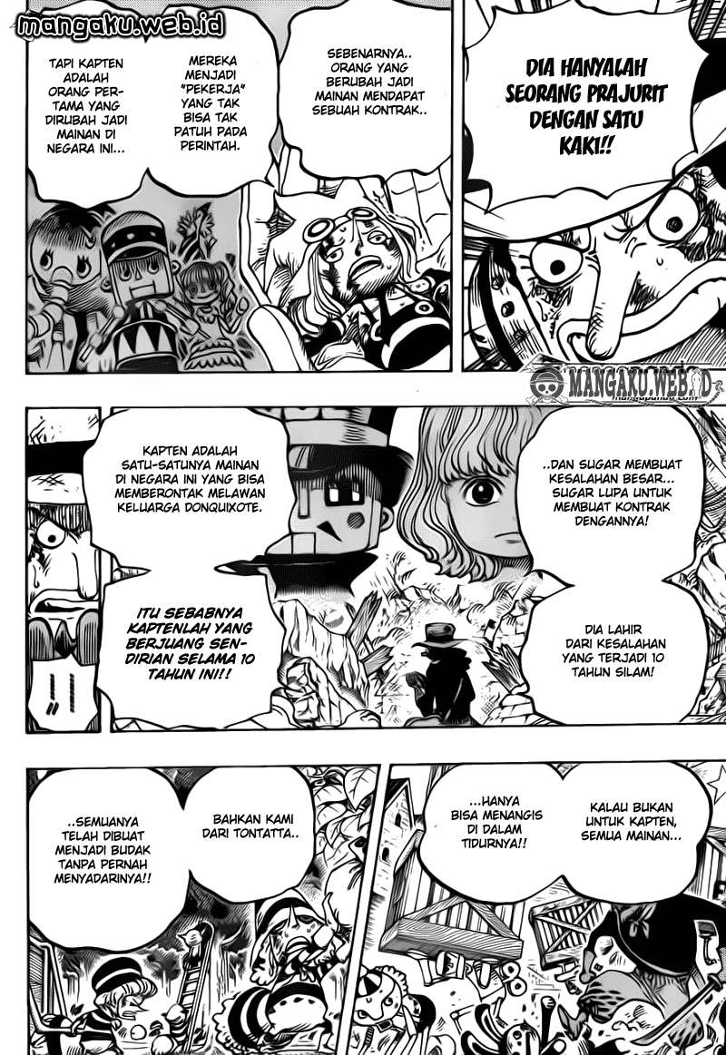 One Piece Chapter 739 Gambar 19