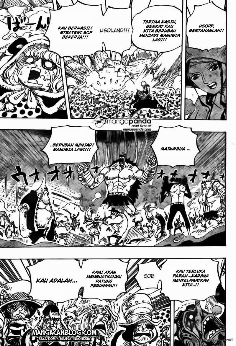 One Piece Chapter 743 Gambar 12