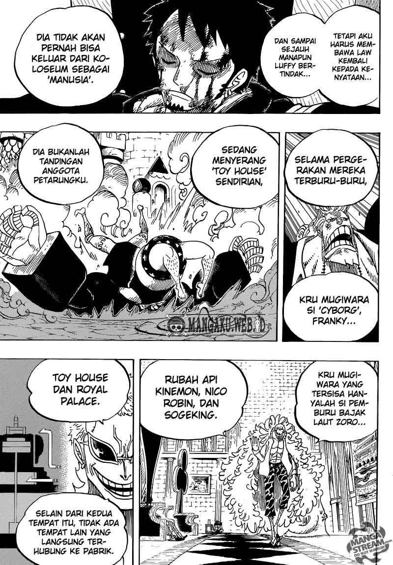 One Piece Chapter 734 Gambar 17