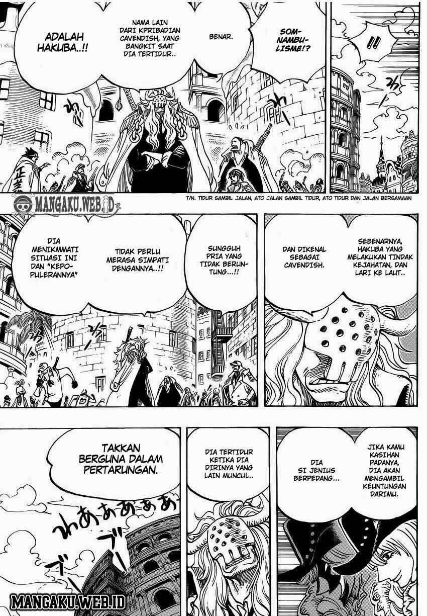 One Piece Chapter 734 Gambar 13