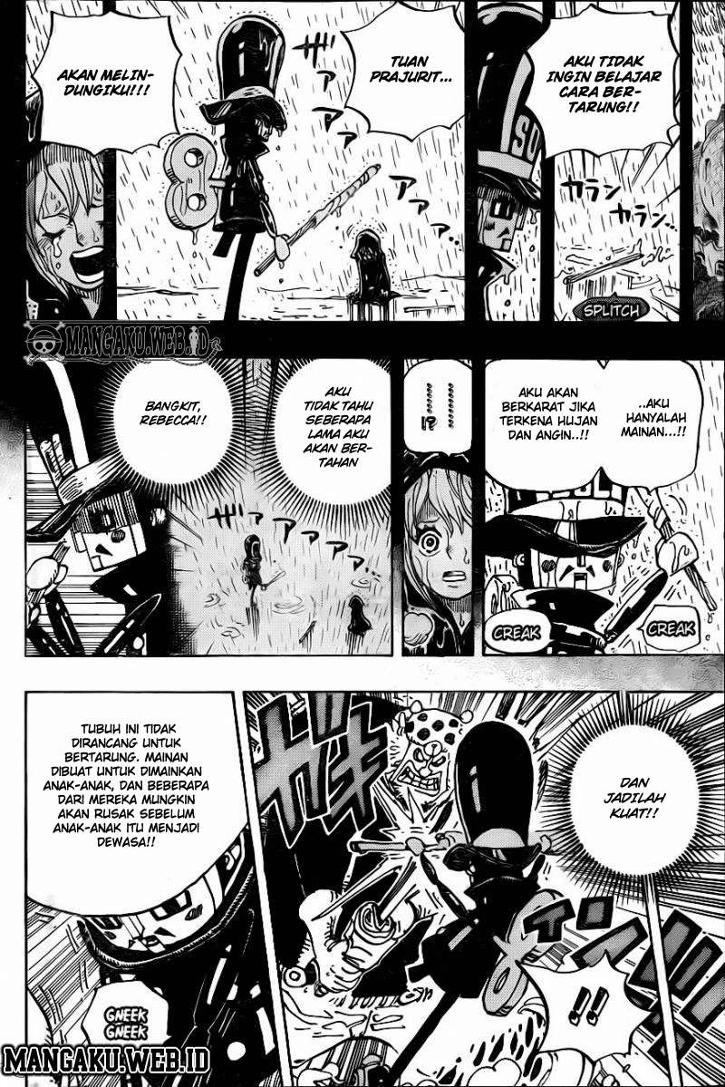 One Piece Chapter 733 Gambar 16