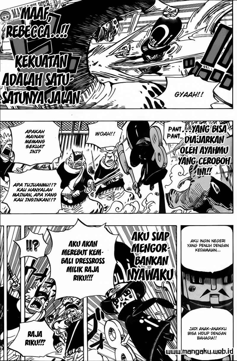 One Piece Chapter 733 Gambar 17