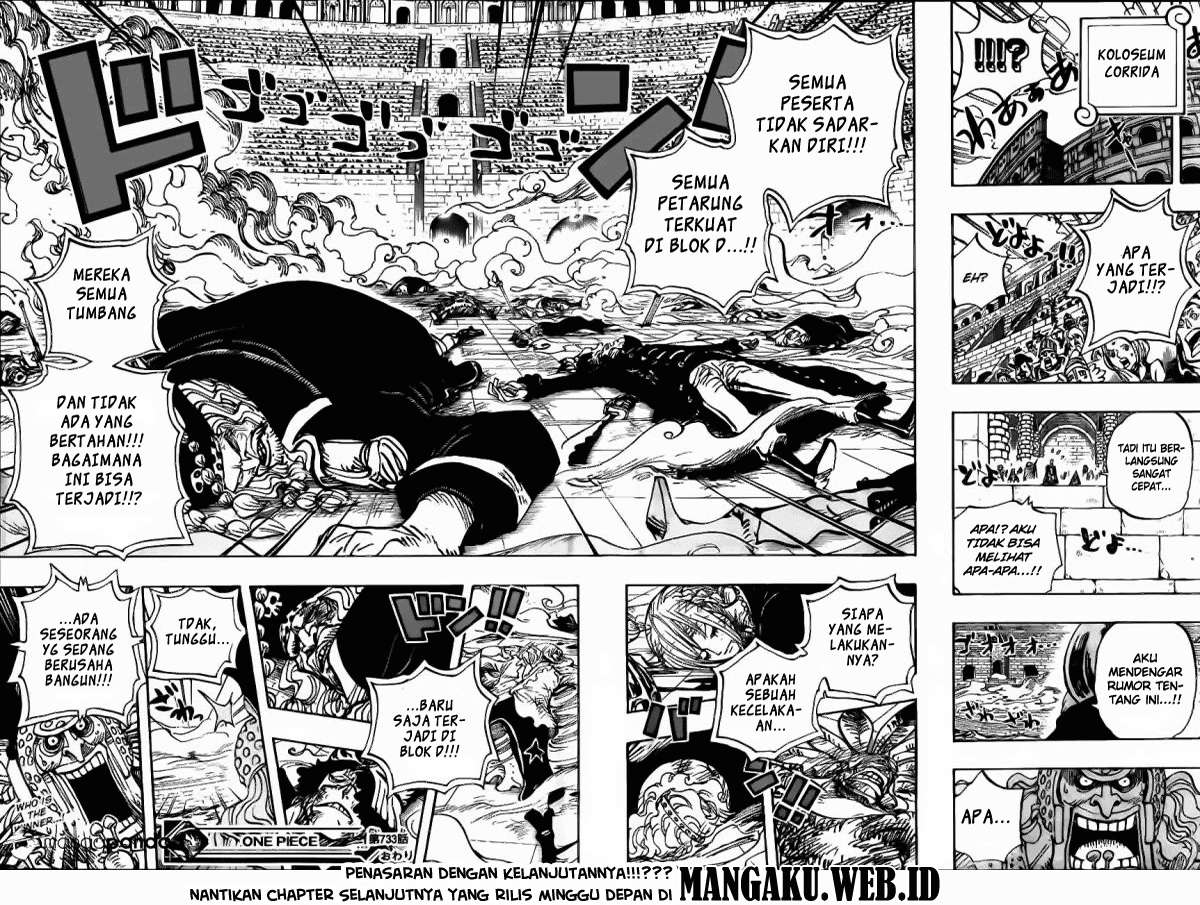 One Piece Chapter 733 Gambar 18