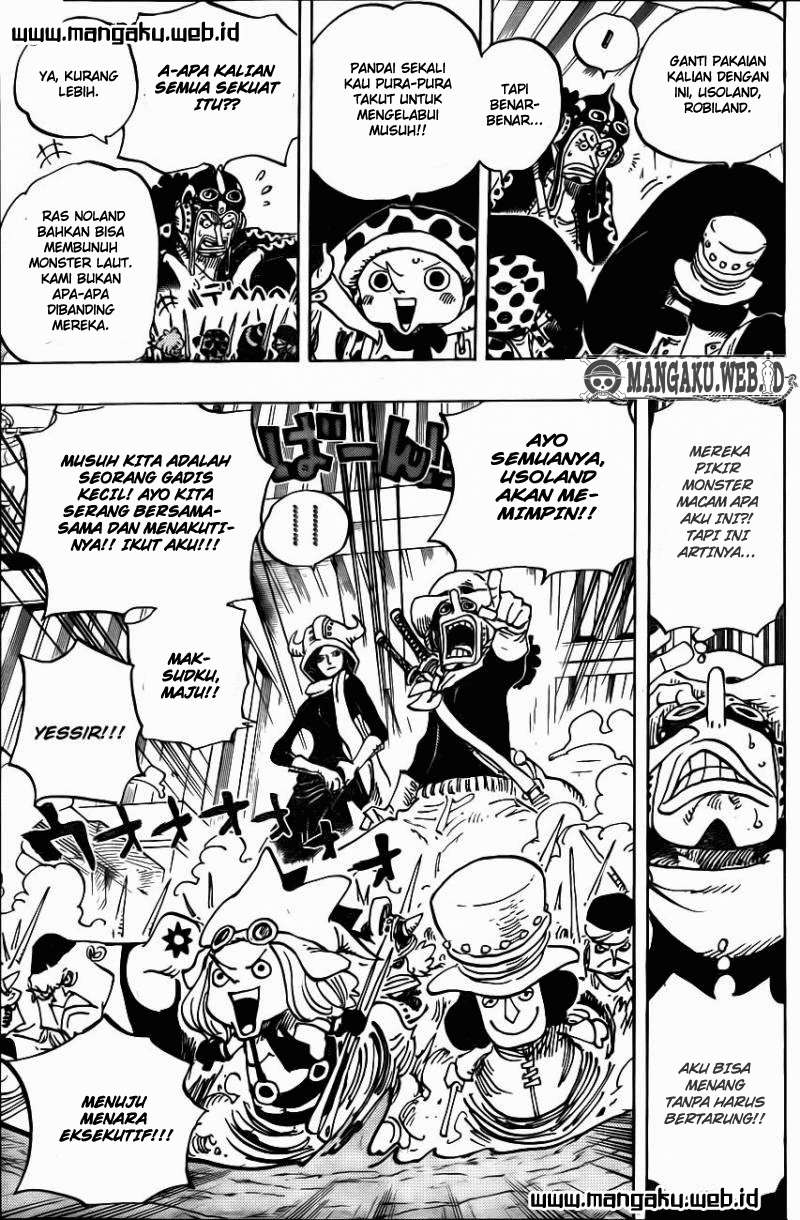 One Piece Chapter 733 Gambar 11