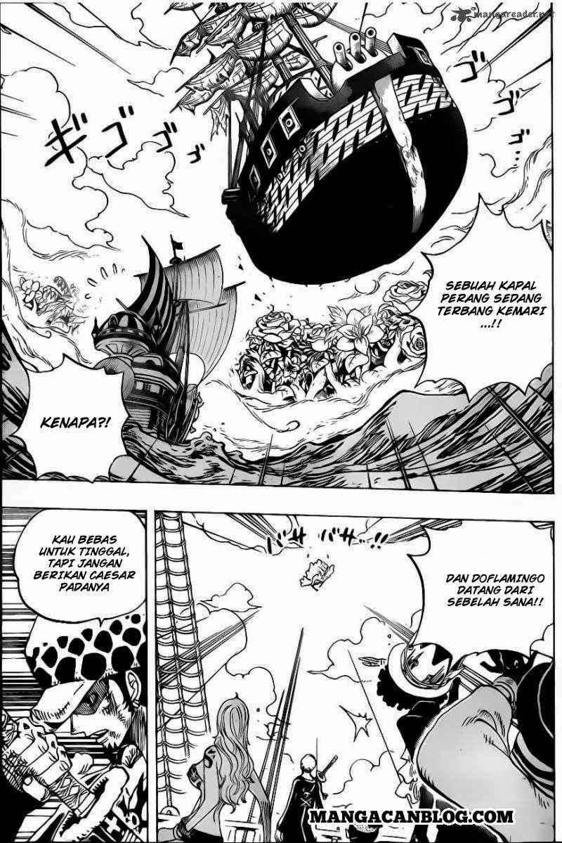 One Piece Chapter 724 Gambar 14