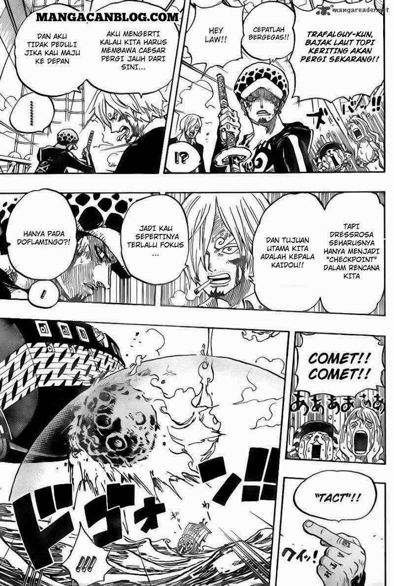 One Piece Chapter 724 Gambar 16