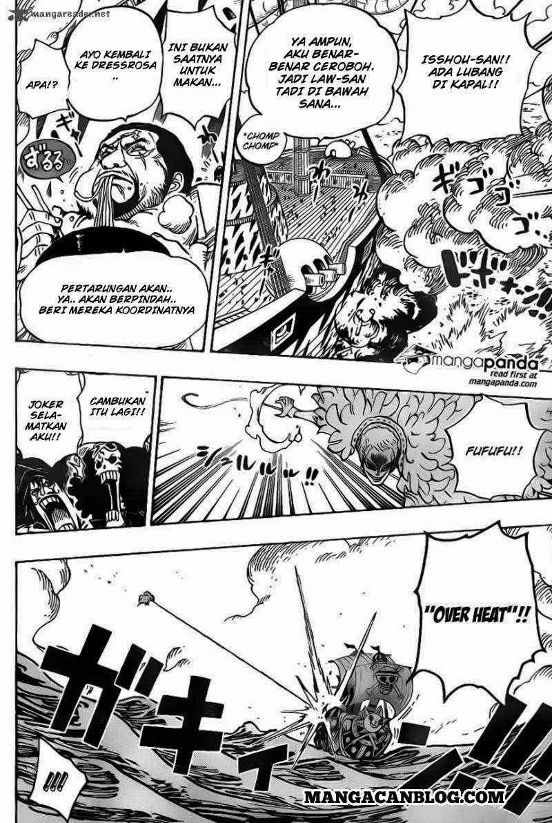 One Piece Chapter 724 Gambar 17