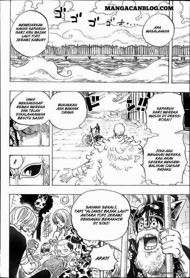 One Piece Chapter 724 Gambar 19