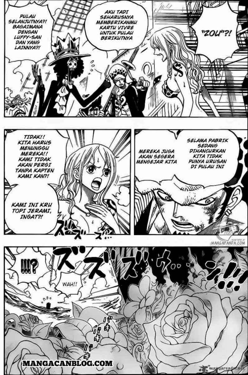 One Piece Chapter 724 Gambar 13