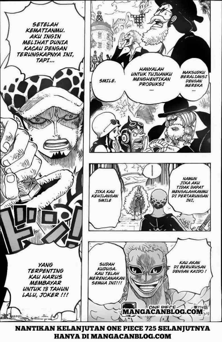 One Piece Chapter 724 Gambar 20