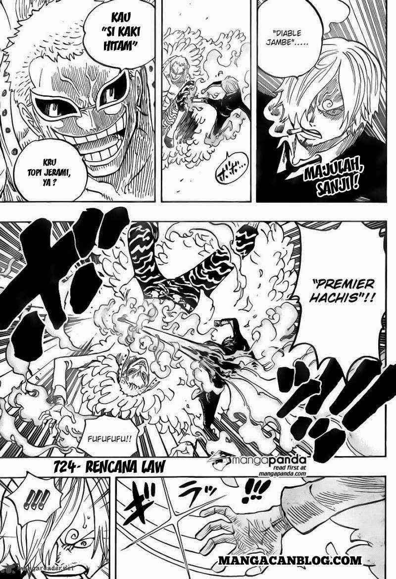 One Piece Chapter 724 Gambar 4