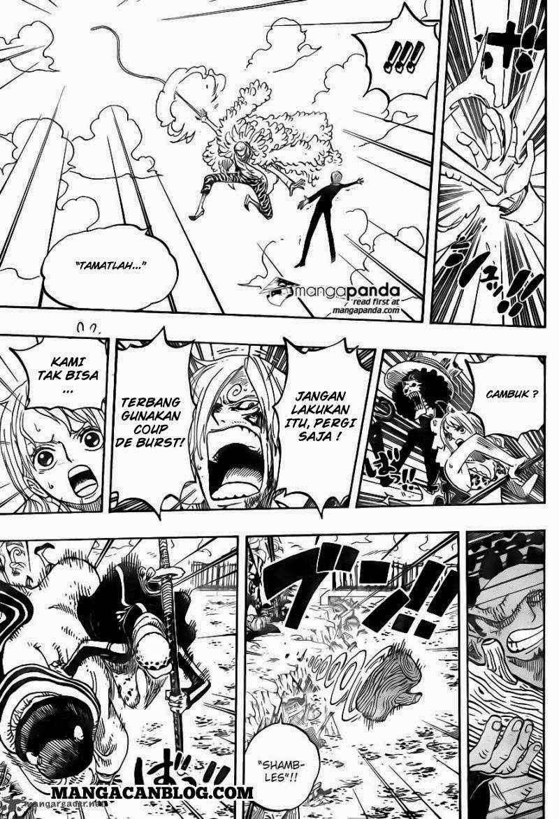 One Piece Chapter 724 Gambar 8
