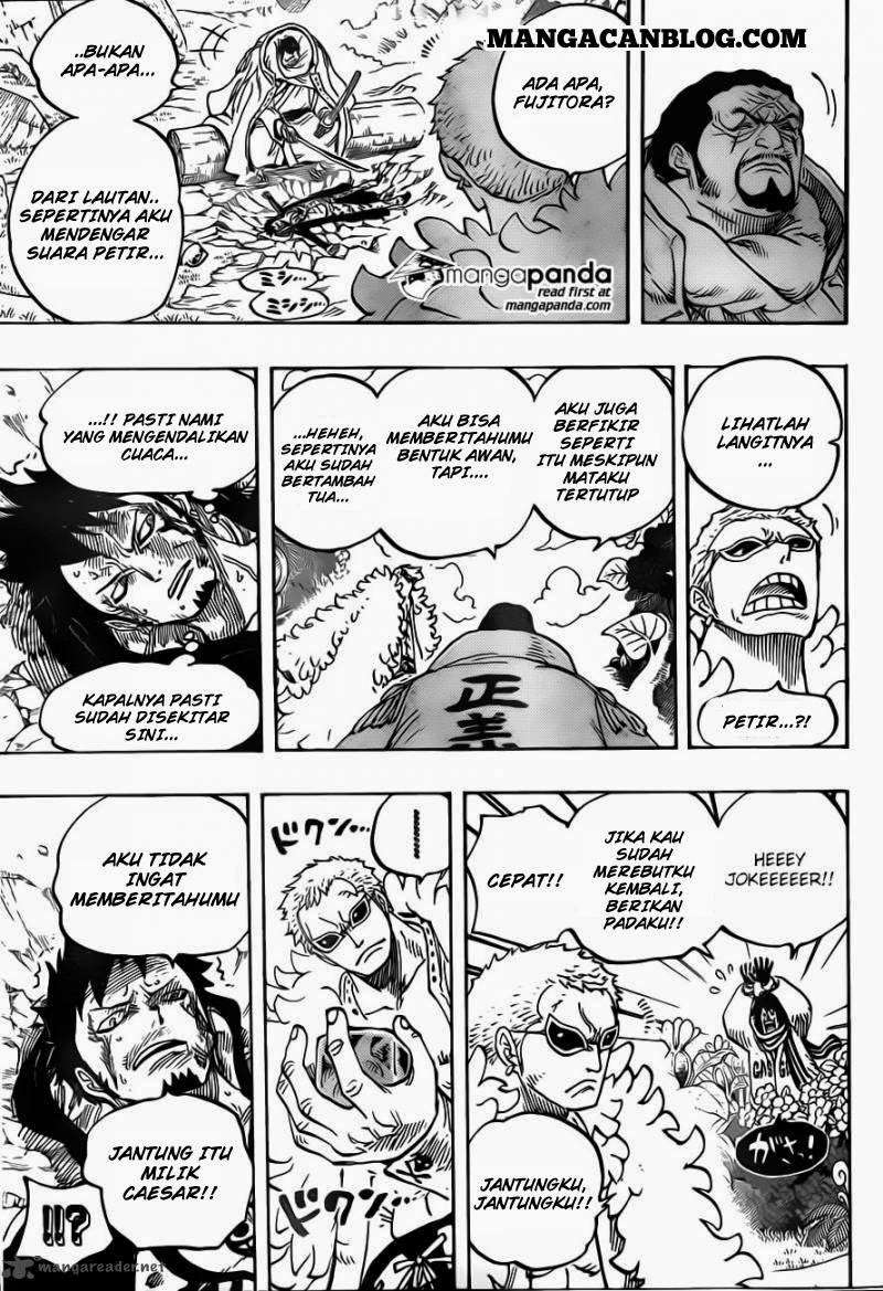 One Piece Chapter 723 Gambar 12
