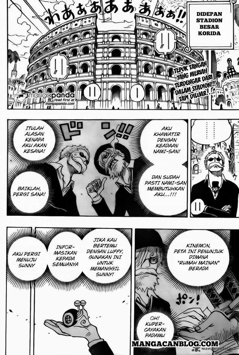 One Piece Chapter 723 Gambar 3