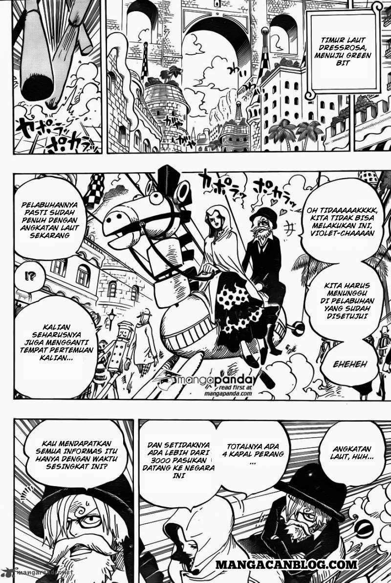 One Piece Chapter 723 Gambar 7