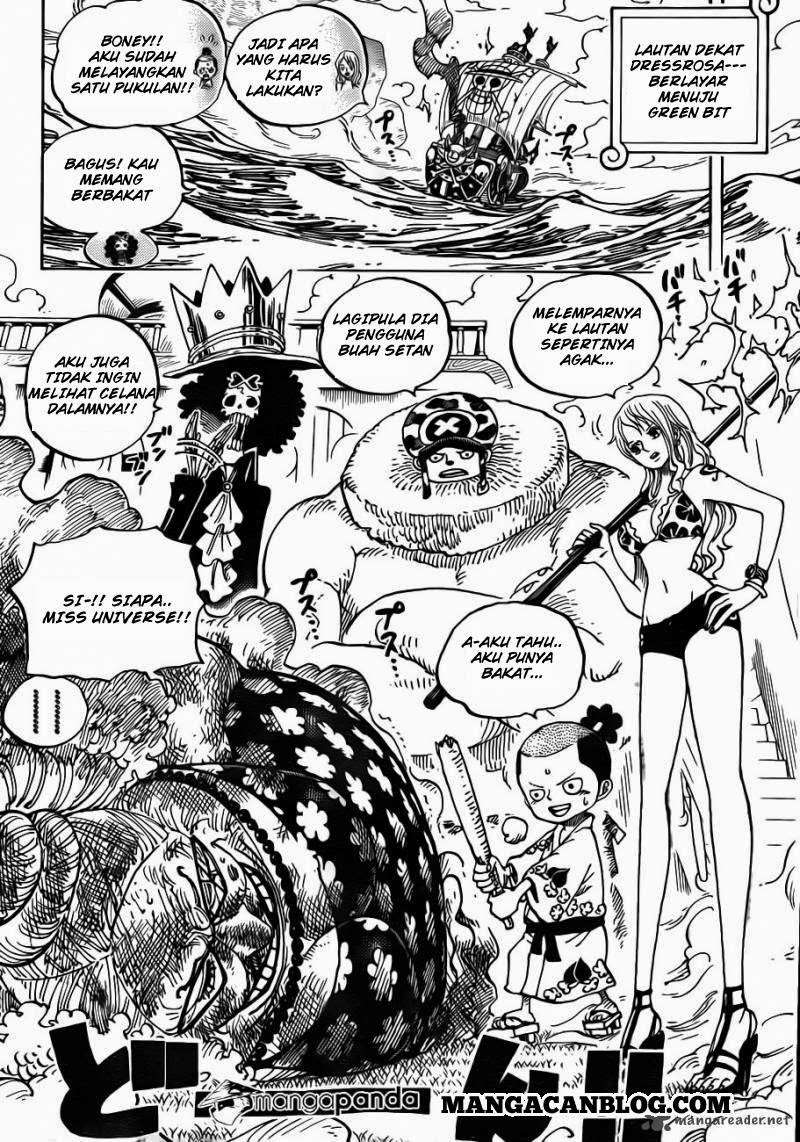 One Piece Chapter 723 Gambar 9