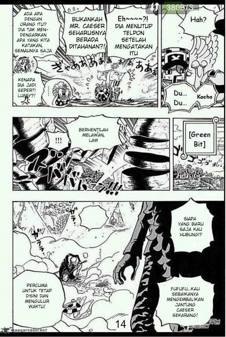 One Piece Chapter 718 Gambar 16