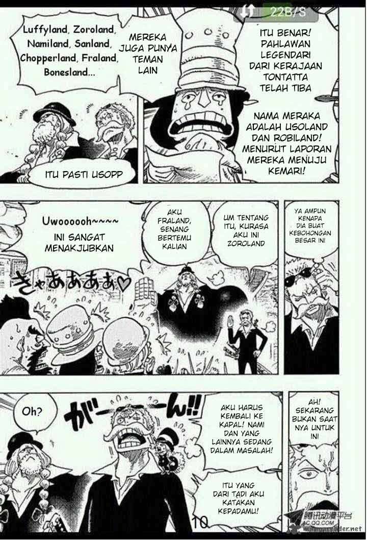 One Piece Chapter 718 Gambar 12