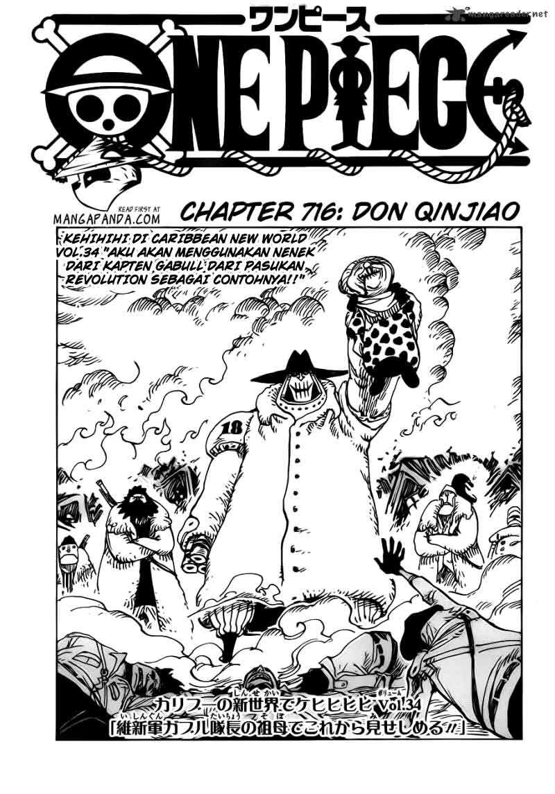 One Piece Chapter 716 Gambar 3