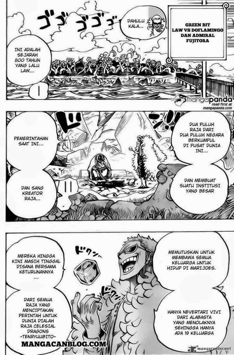One Piece Chapter 722 Gambar 18