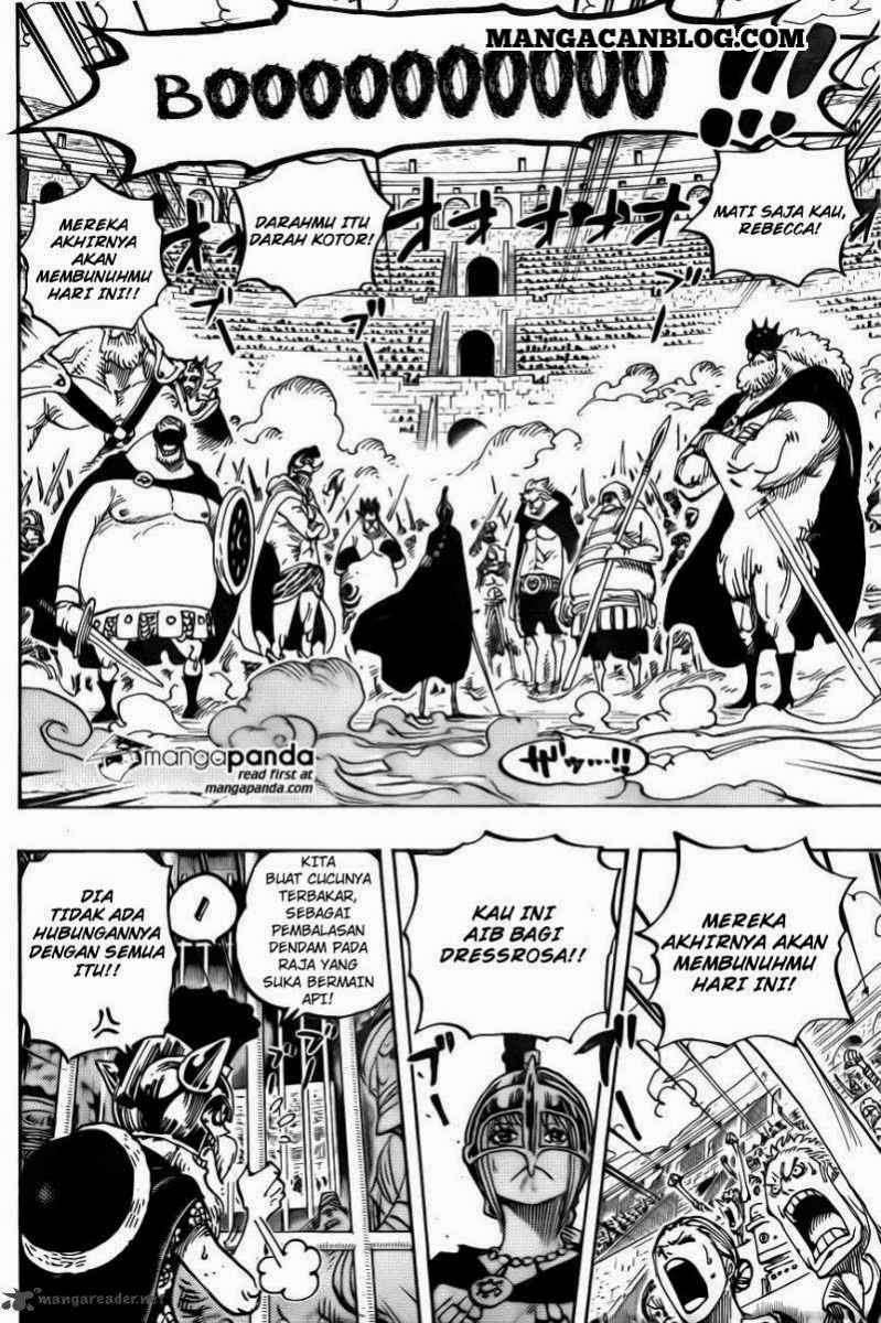 One Piece Chapter 722 Gambar 3