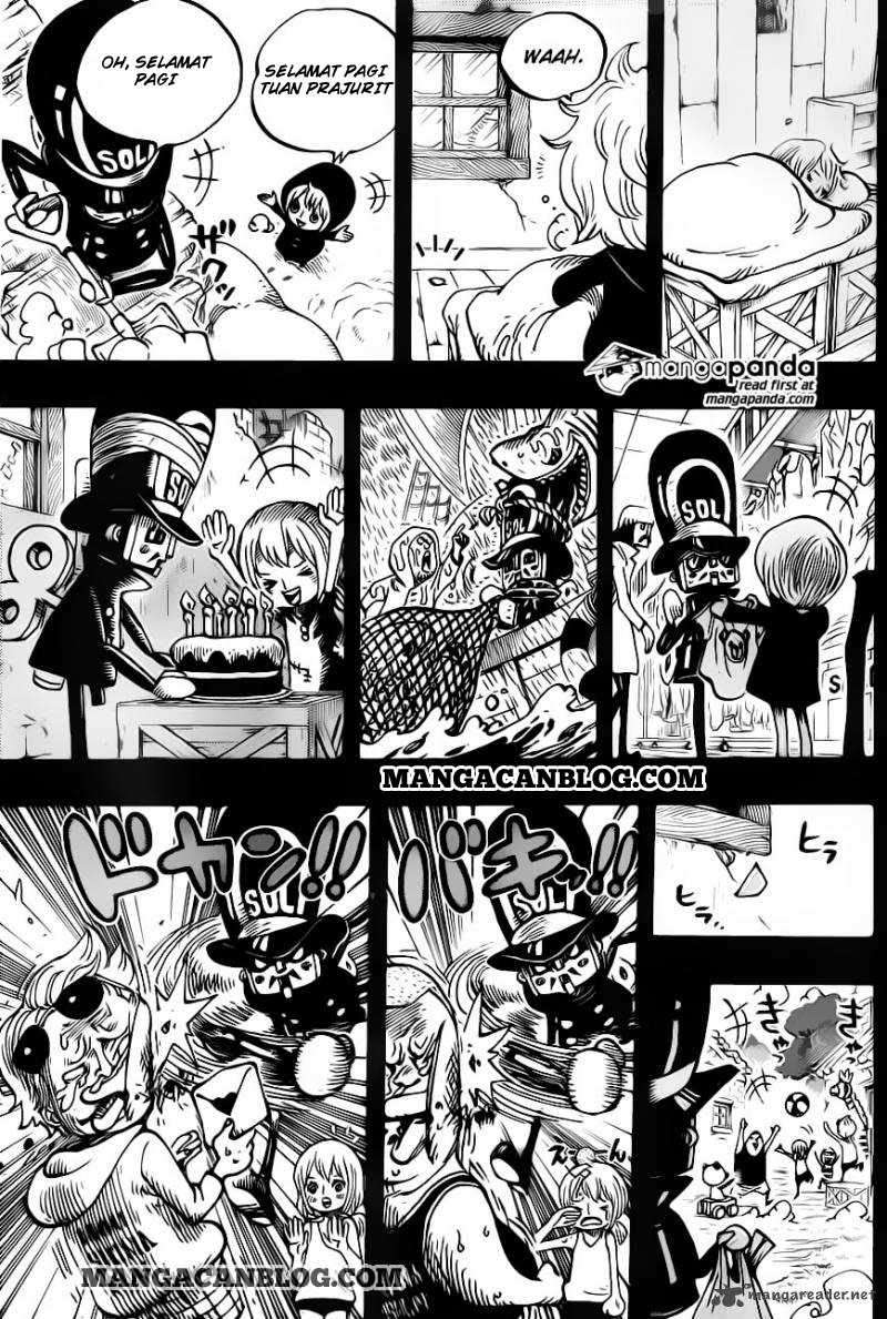 One Piece Chapter 721 Gambar 16