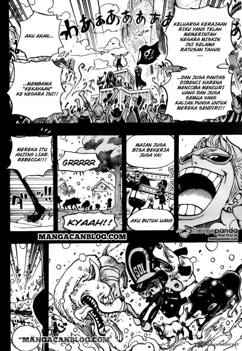 One Piece Chapter 721 Gambar 13