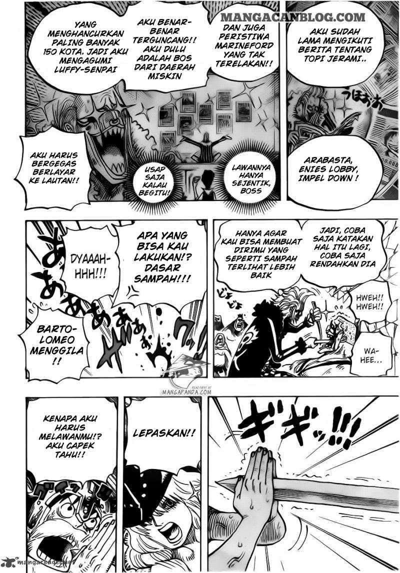 One Piece Chapter 720 Gambar 7