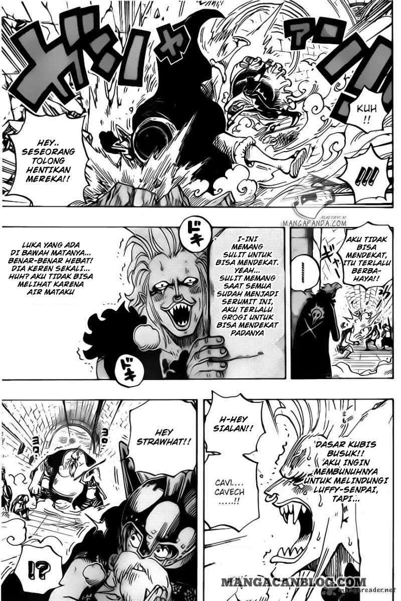 One Piece Chapter 720 Gambar 8
