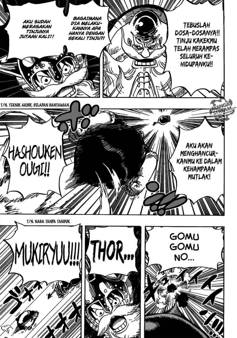 One Piece Chapter 719 Gambar 14