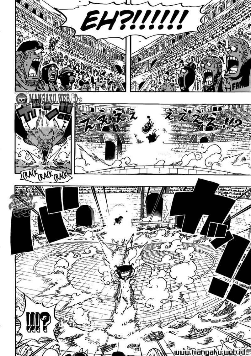 One Piece Chapter 719 Gambar 16