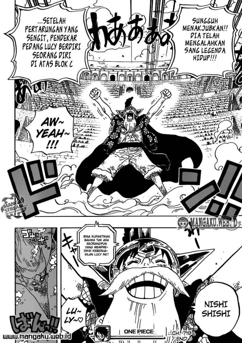 One Piece Chapter 719 Gambar 18