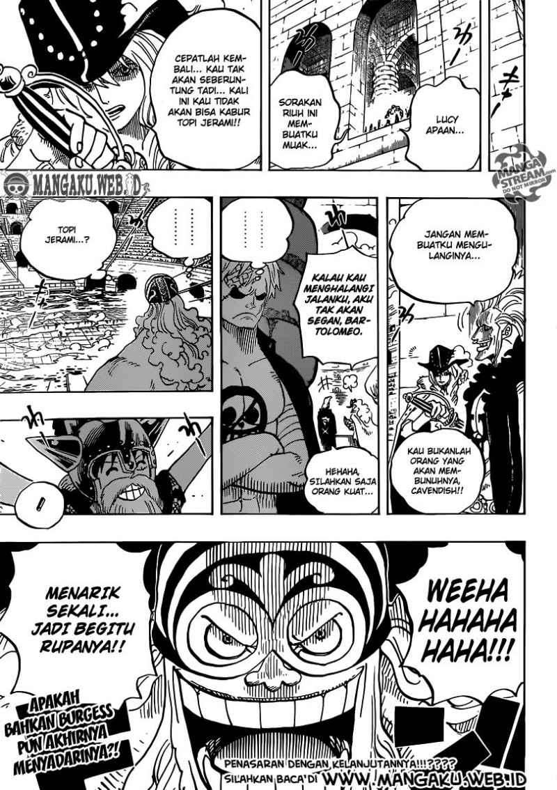 One Piece Chapter 719 Gambar 19