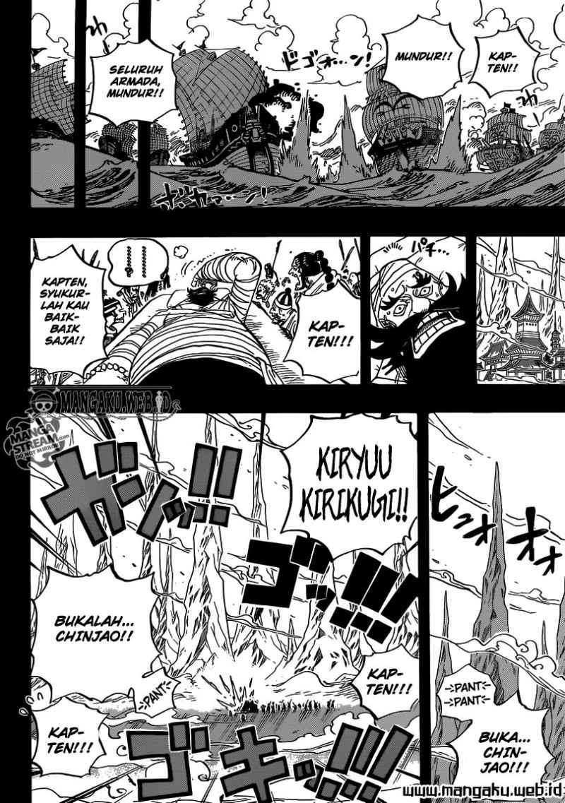 One Piece Chapter 719 Gambar 11