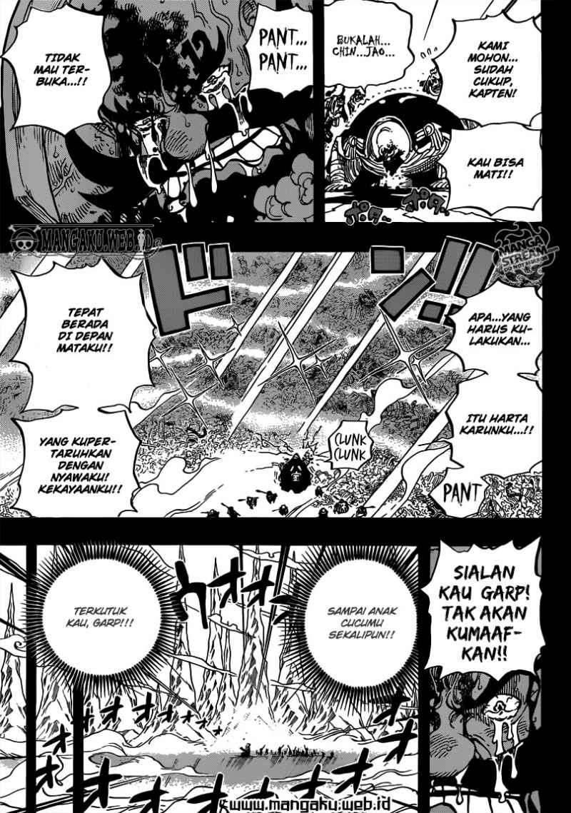 One Piece Chapter 719 Gambar 12