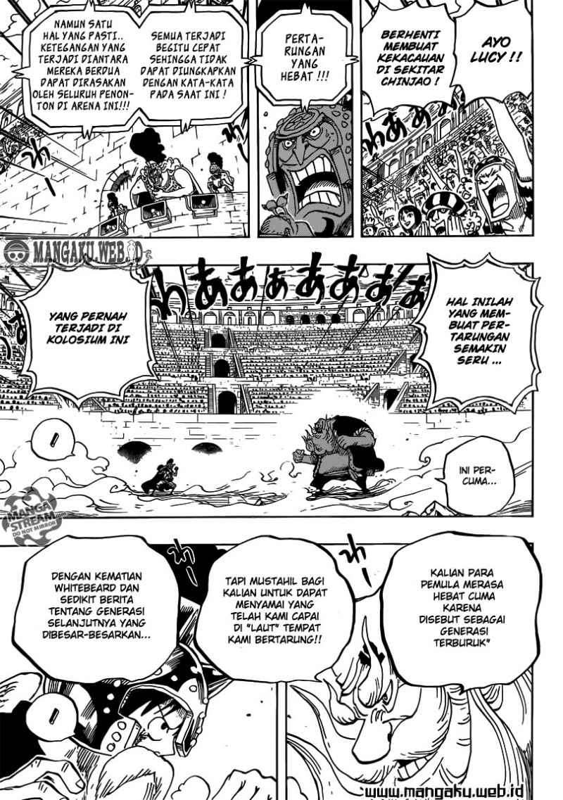 One Piece Chapter 719 Gambar 4