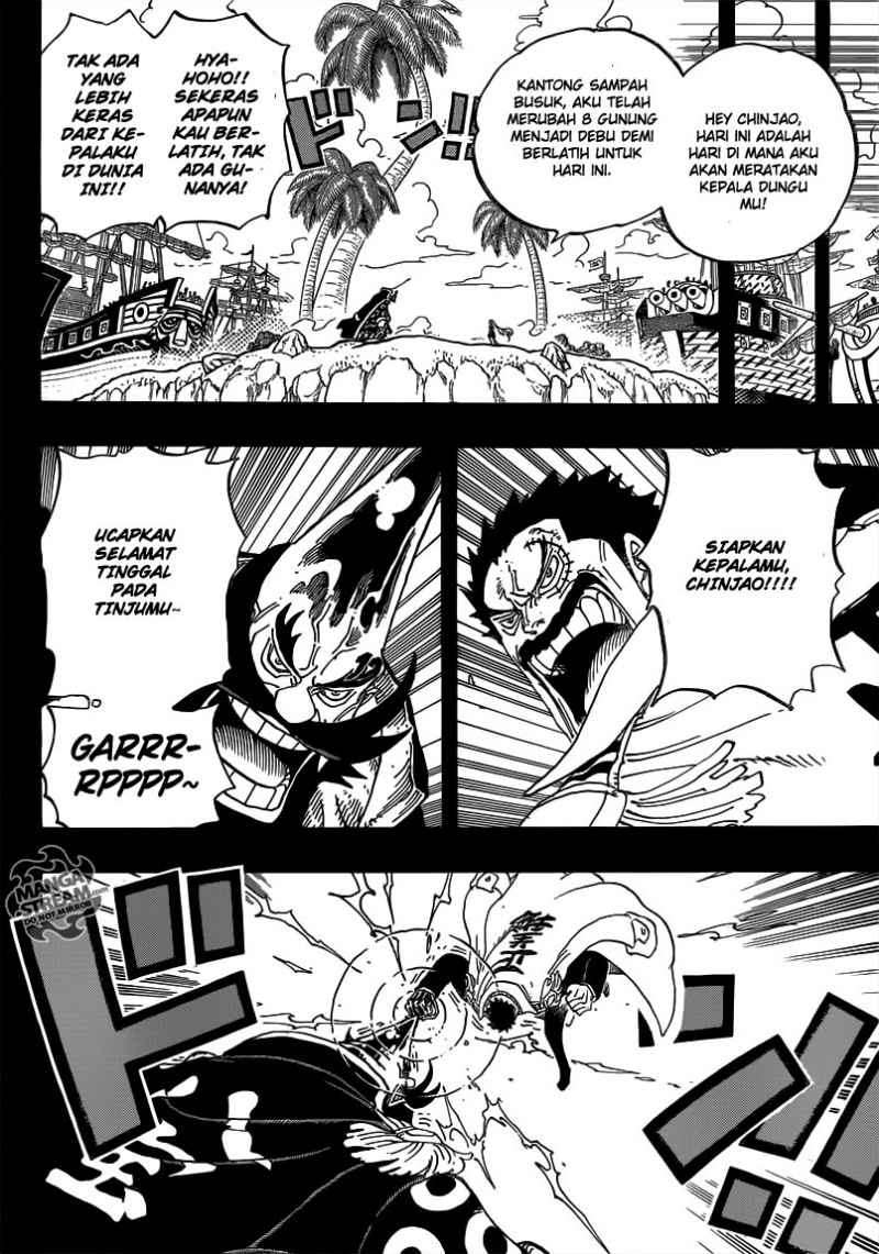 One Piece Chapter 719 Gambar 9
