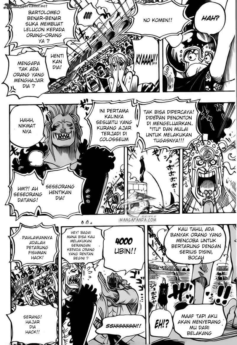 One Piece Chapter 708 Gambar 16