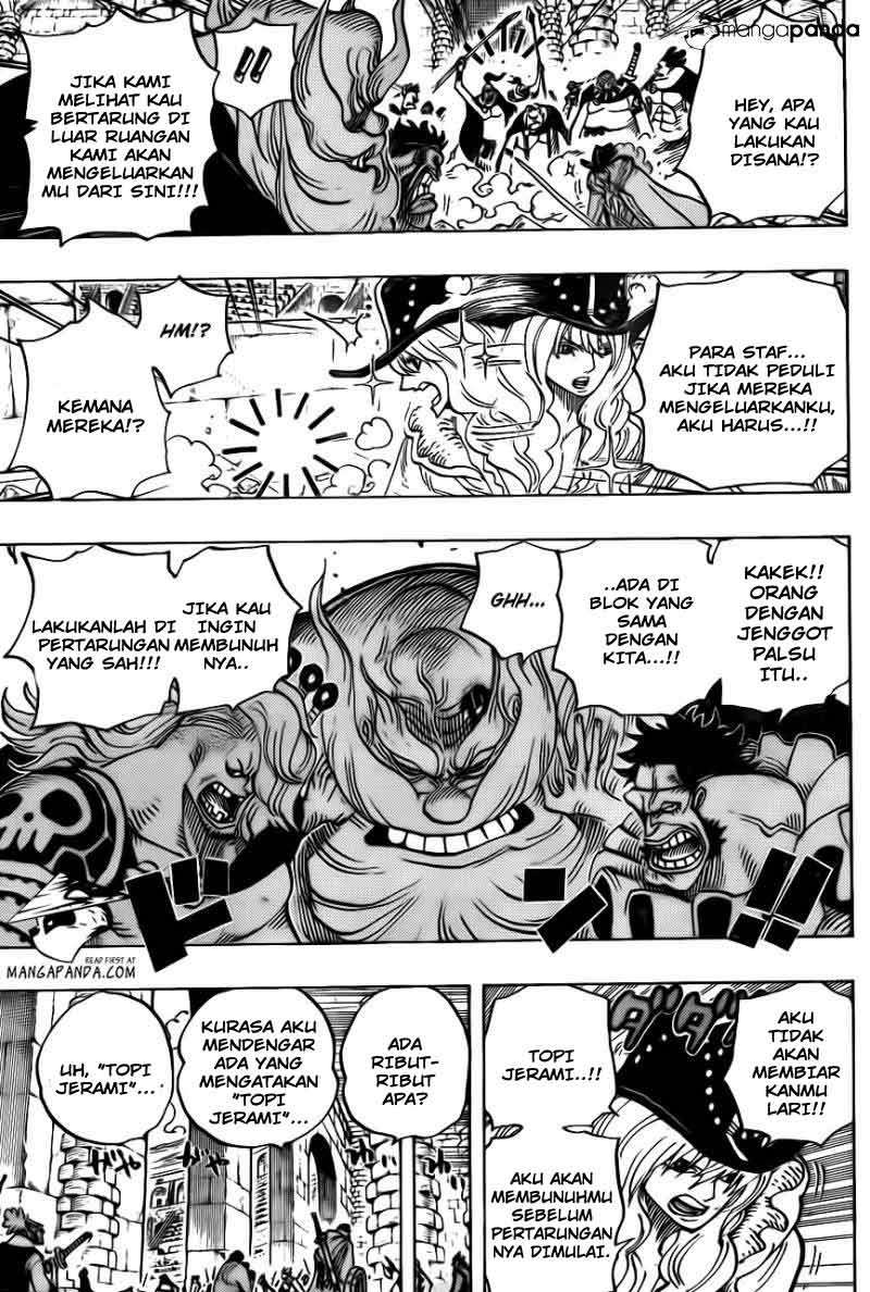 One Piece Chapter 708 Gambar 11