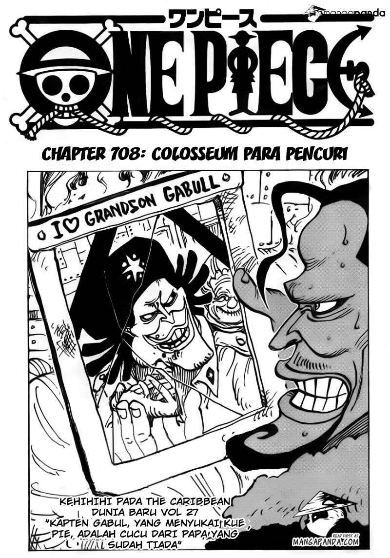 One Piece Chapter 708 Gambar 3