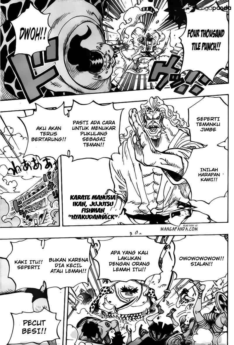 One Piece Chapter 707 Gambar 12