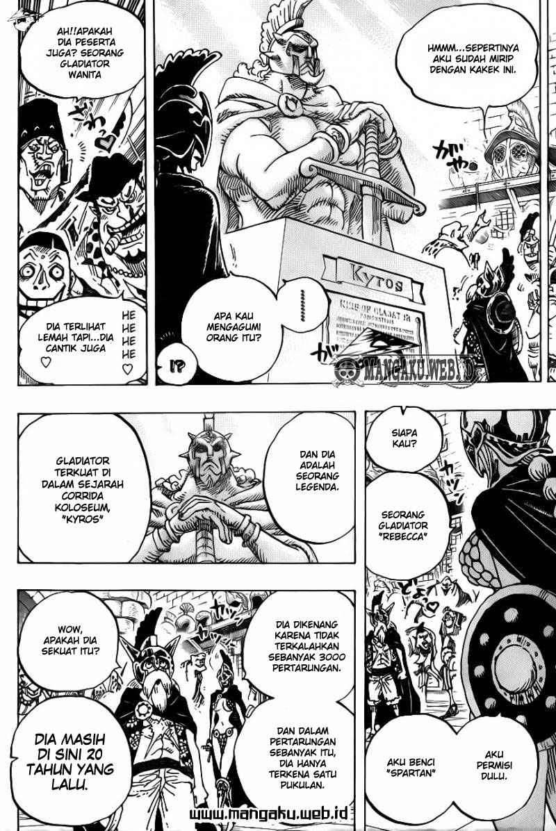 One Piece Chapter 704 Gambar 16